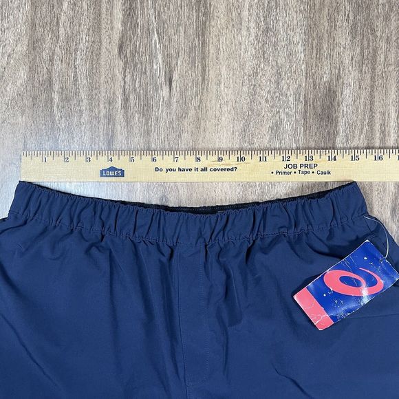 New Asics Calvary Warriors Woven Track Bottom With Pockets Men's Large Navy - Picture 11 of 16